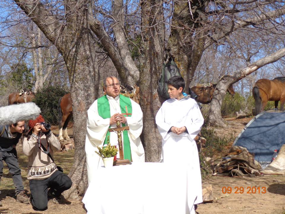 Misa en el Cerro Quillayquen