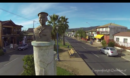 Un lindo viaje sobre Quirihue con un Drone
