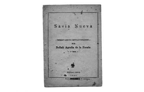 ¡Aparece primer texto de Neftalí Agrella!